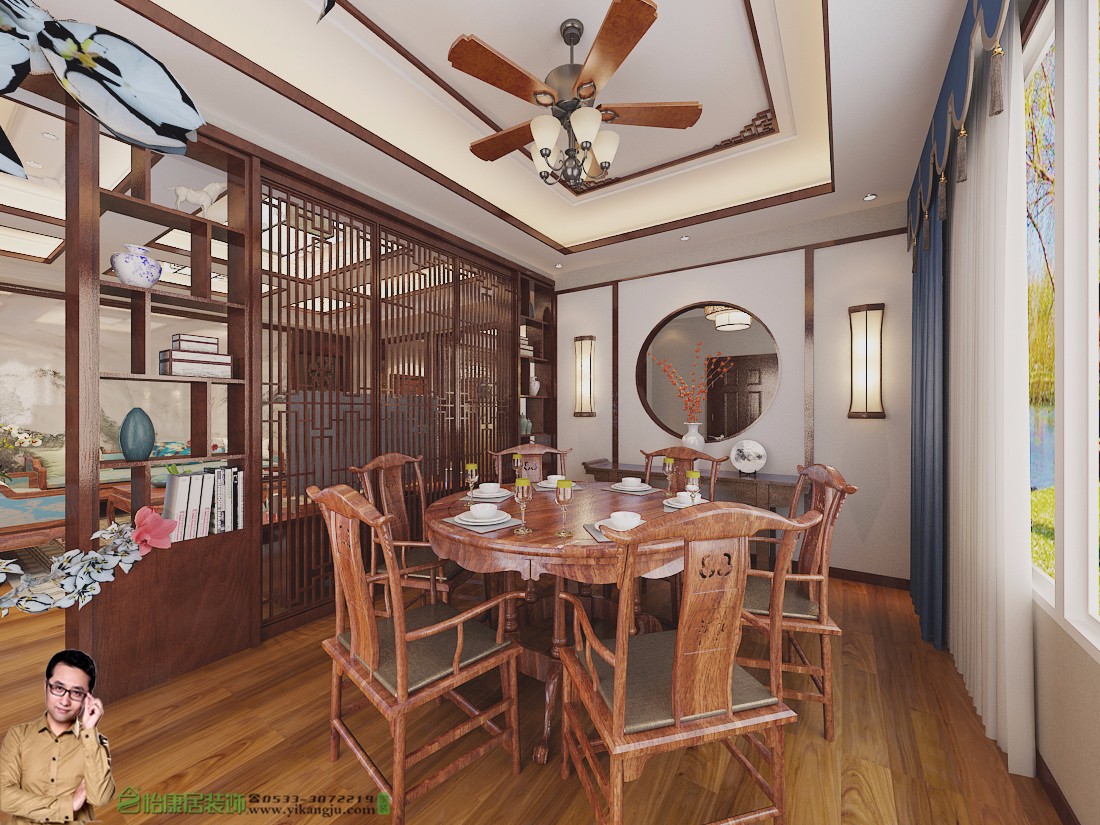 【大牌设计展】山水缘中式300㎡——江南岸